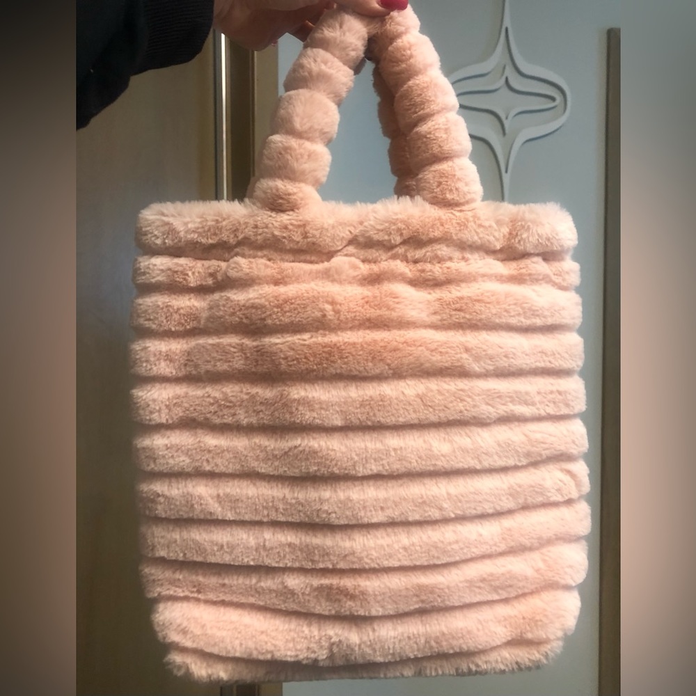 Never used Pink Fluffy Forever 21 Tote Bag
